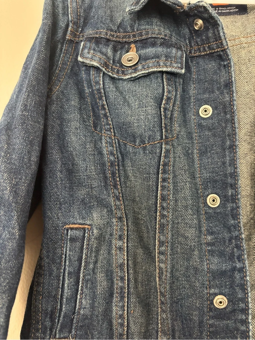 The Children's Place unisex ' Dark Blue Denim Jacket 5T